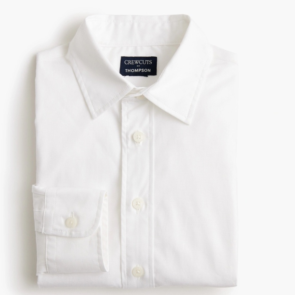 J.Crew CrewCuts Boys' long-sleeve flex Thompson shirt Size 12
